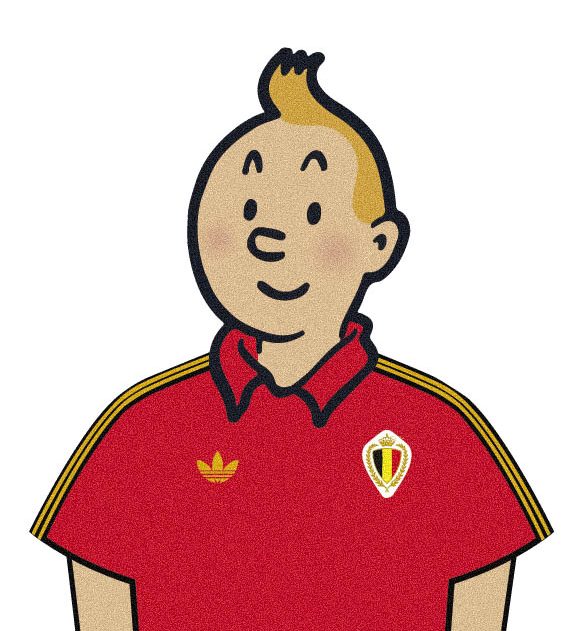 Tintín Bélgica Fútbol